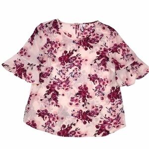 Elle Floral Sheer Blouse